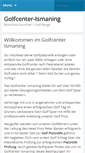 Mobile Screenshot of golfcenter-ismaning.de